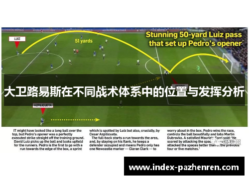大卫路易斯在不同战术体系中的位置与发挥分析 大卫路易斯在不同战术体系中的位置与发挥分析