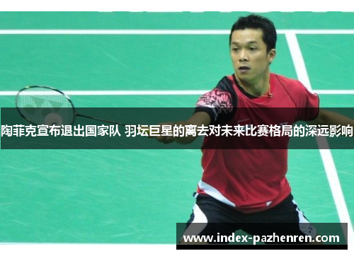 陶菲克宣布退出国家队 羽坛巨星的离去对未来比赛格局的深远影响